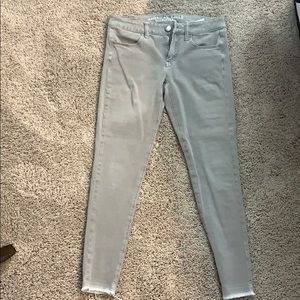 American Eagle gray size 6 jeggings